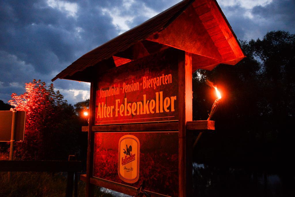 Gasthof Alter Felsenkeller ナウムブルク エクステリア 写真