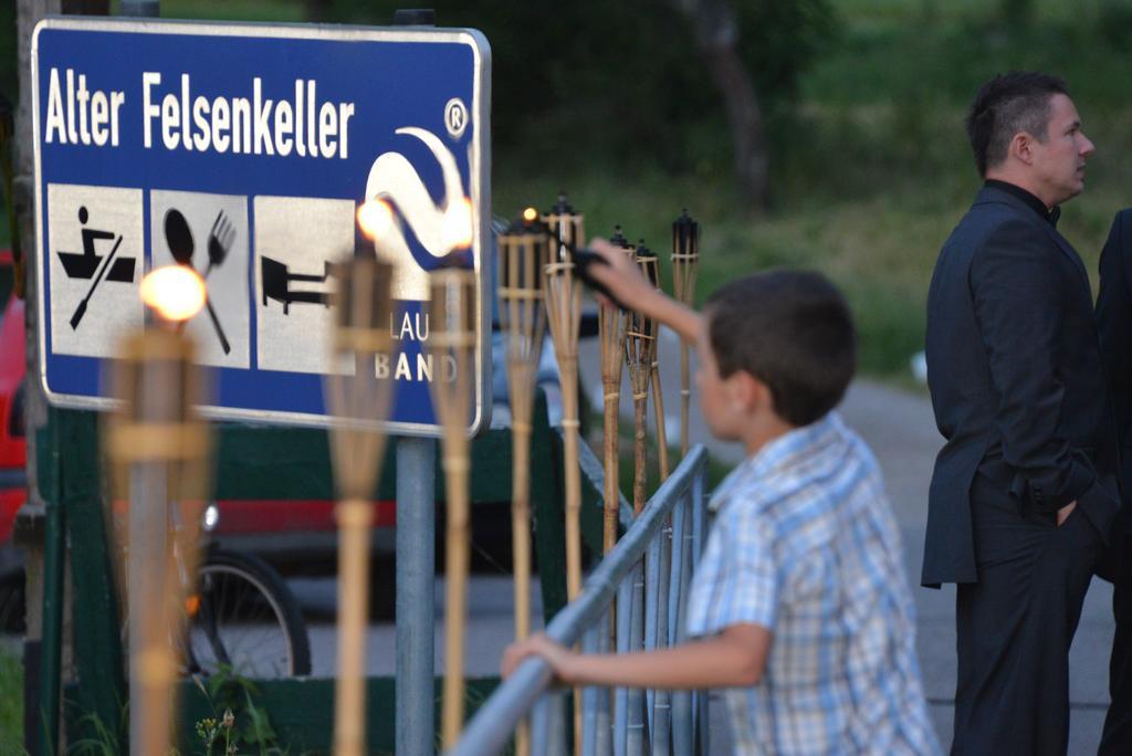 Gasthof Alter Felsenkeller ナウムブルク エクステリア 写真